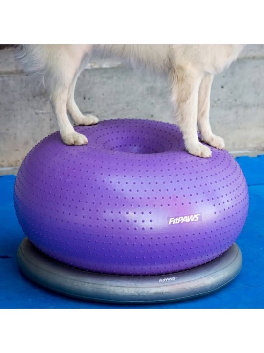 Fitpaws lemmikin tasapainopallo trax donut 55 cm violetti