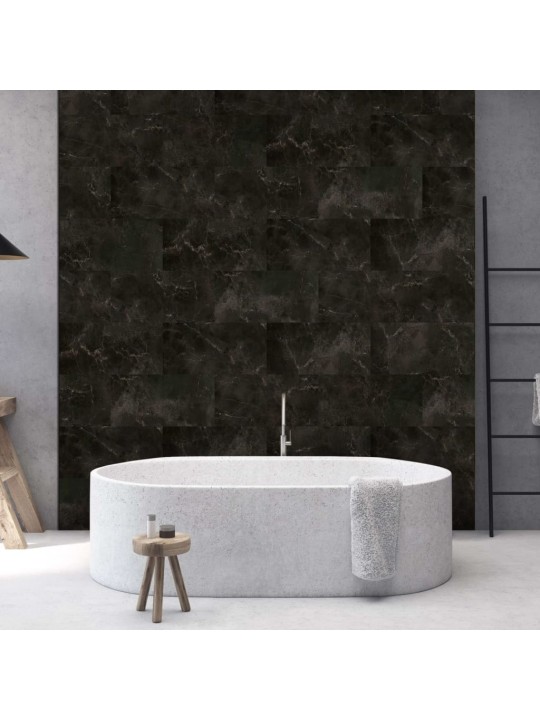 Grosfillex Seinäpaneelilevy Gx Wall + 11 kpl marmori 30x60 cm musta