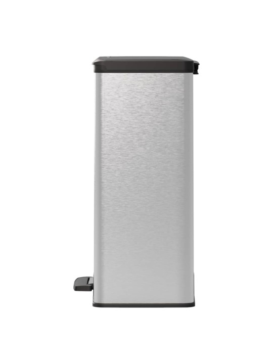 Curver Poljinroskis Deco suorakaide 65 l hopea