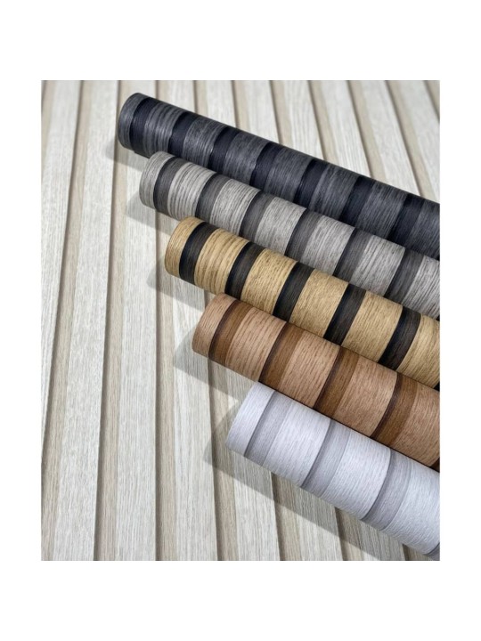 Noordwand Tapetti Botanica Wooden Slats musta ja harmaa