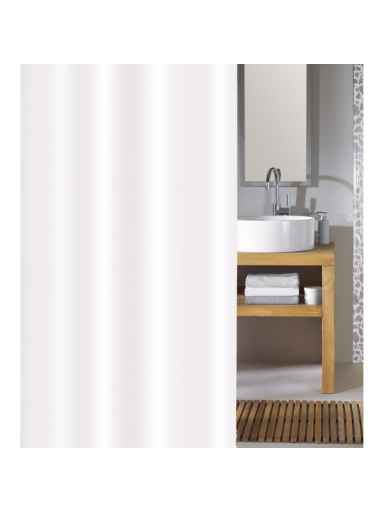 430283 Kleine Wolke Shower Curtain "Phoenix" 180x200 cm White