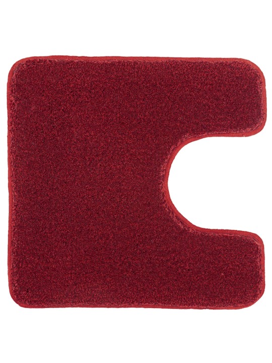 430255 Kleine Wolke Toilet Rug "Relax" 55x55cm Ruby Red