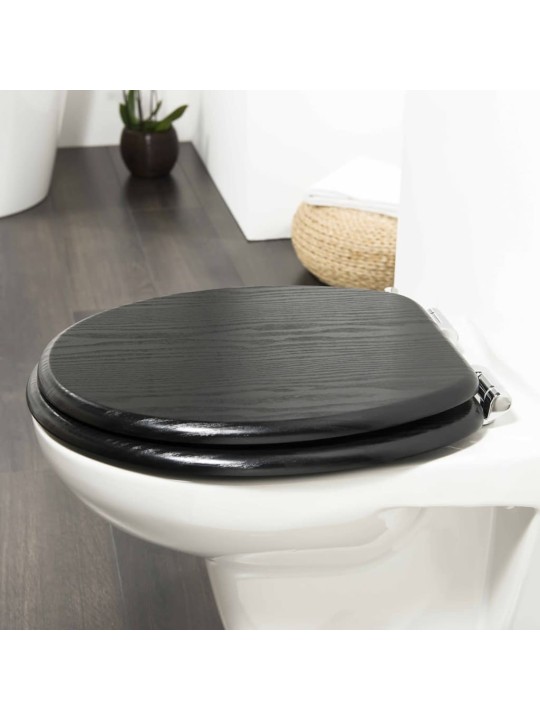 Tiger Soft-Close WC-istuin Blackwash MDF musta 252030746