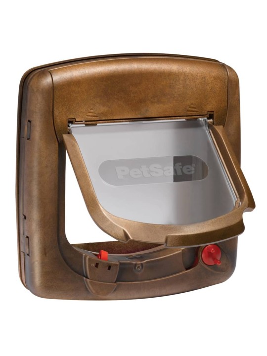 Petsafe magneettinen 4-suuntainen kissanluukku deluxe 420 ruskea