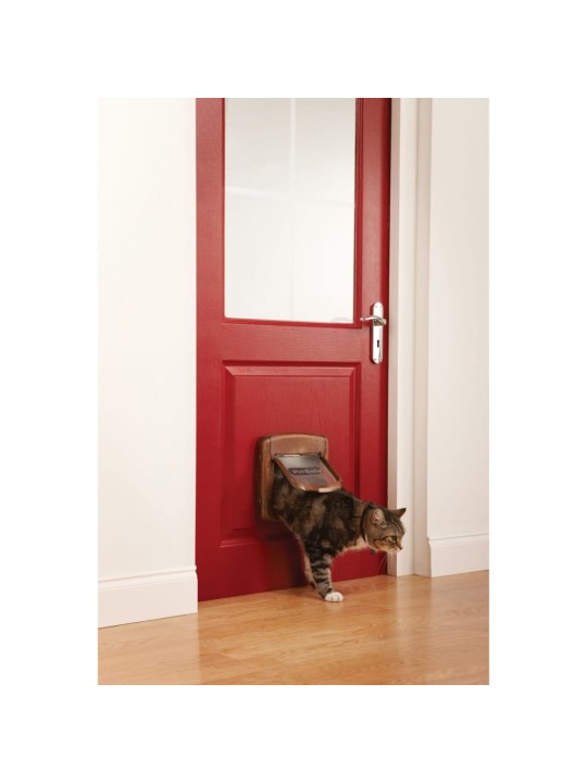 Petsafe magneettinen 4-suuntainen kissanluukku deluxe 420 ruskea