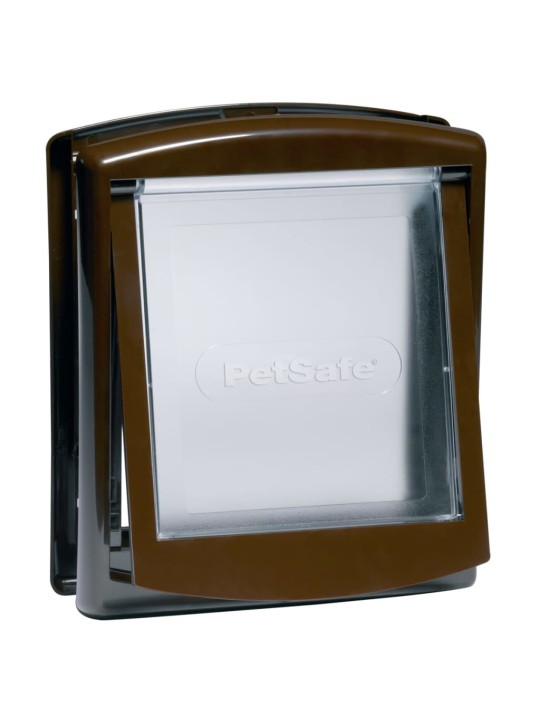 PetSafe 2-suuntainen Lemmikinluukku 730 S 17,8x15,2 cm ruskea