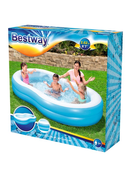 Bestway Big Lagoon perheallas 262x157x46 cm