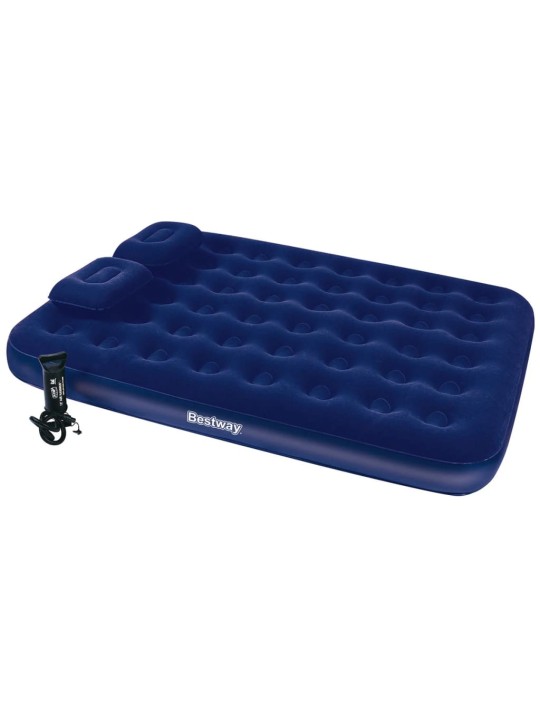 Bestway Ilmapatja tyynyllä ja ilmapumpulla 203 x 152 x 22 cm 67374