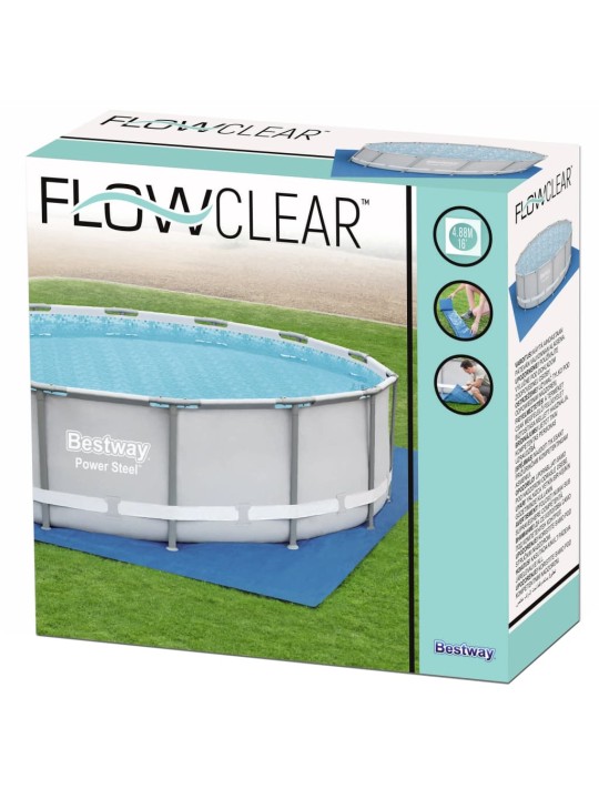 Bestway Uima-altaan aluskangas Flowclear 488x488 cm