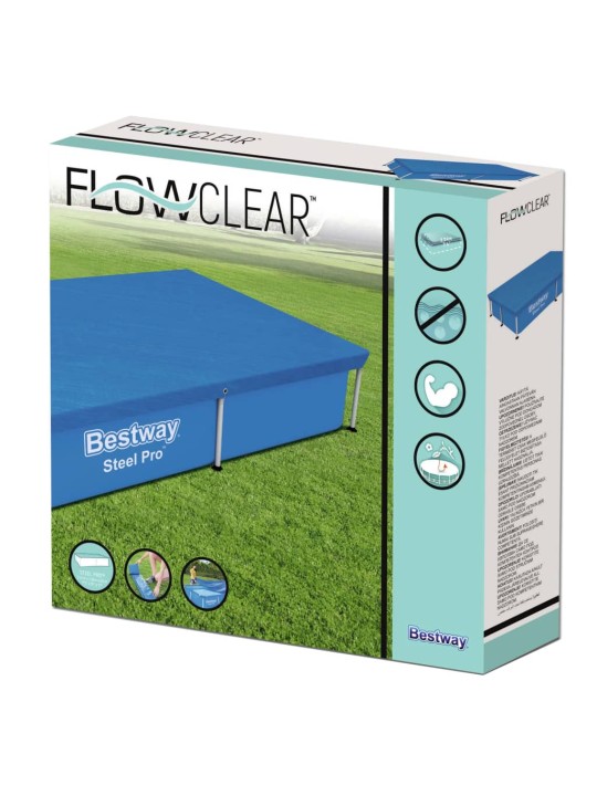 Bestway Uima-altaan suoja Flowclear 221x150 cm