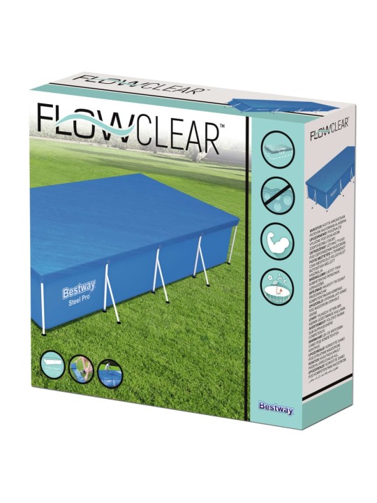 Bestway Uima-altaan suoja Flowclear 400x211 cm