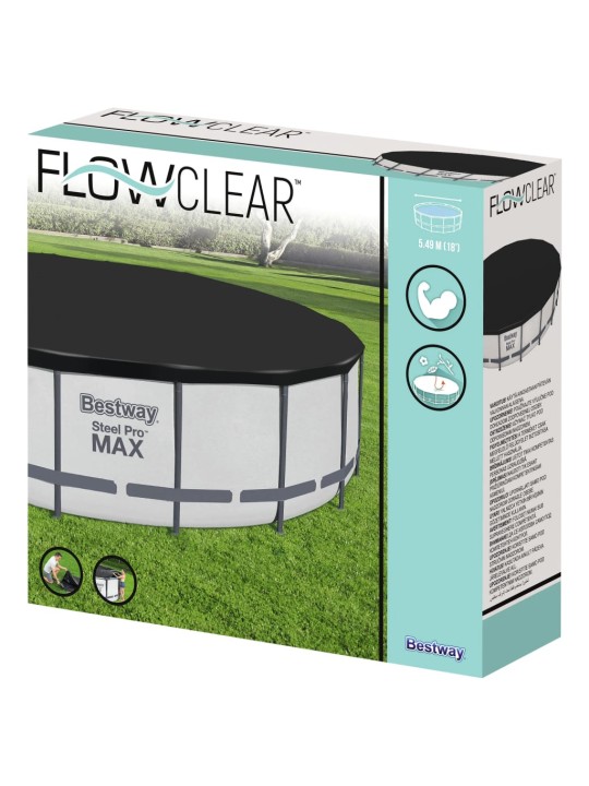 Bestway Flowclear Fast Set uima-altaan suoja 555 cm