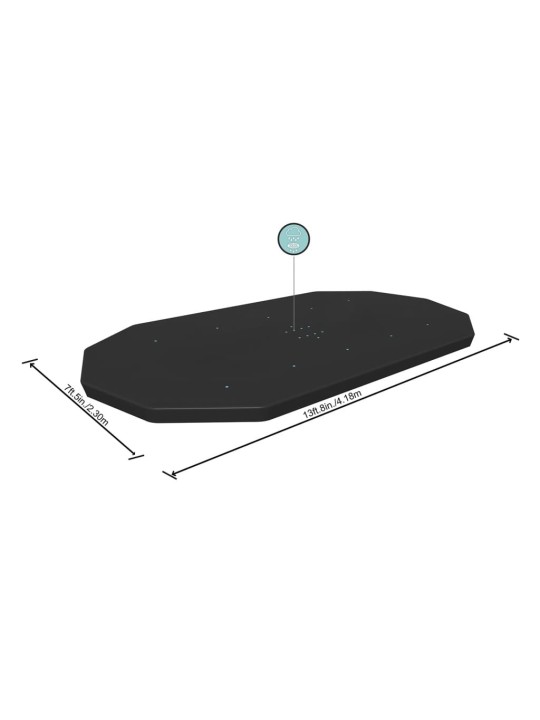 Bestway flowclear uima-altaan suoja 418x230 cm