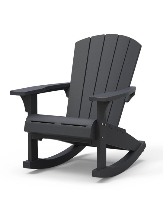 Keter Adirondack keinutuoli Troy grafiitti