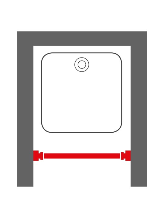 Sealskin Teleskooppivartinen suihkuverhon tanko 130 cm mattaharmaa