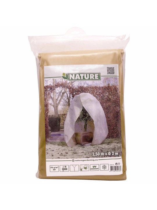 Nature Fleece talvipeite vetoketjulla 70 g/m² beige 2x2,5 m