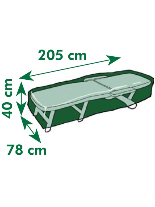 Nature Puutarhakalustelusuoja nojatuoleille 205x78x40 cm
