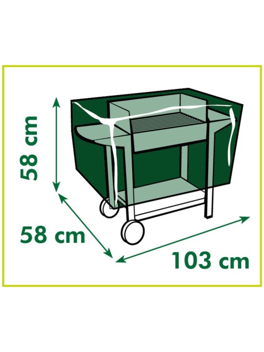 Nature Suoja kaasugrilleille 103x58x58 cm