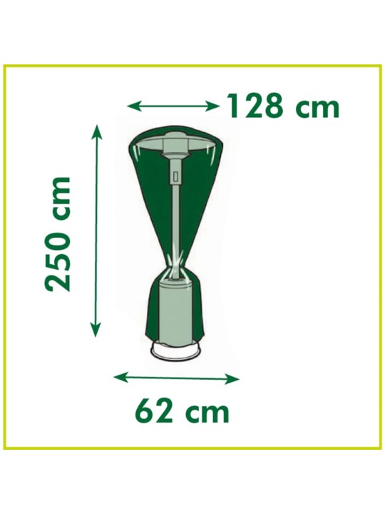 Nature Terassilämmittimen suoja 250x128x62 cm