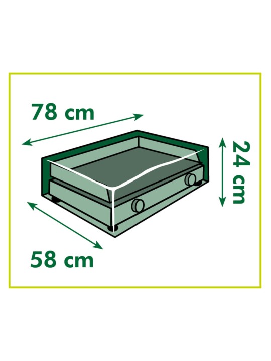 Nature Plancha Grillin suojus 78x58x24 cm