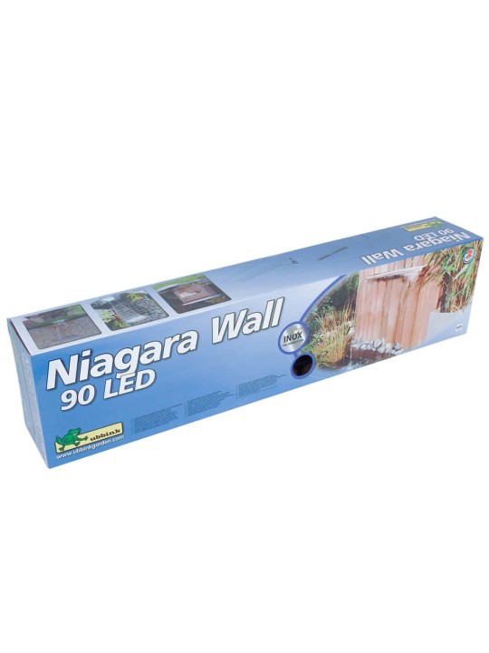 Ubbink niagara vesiputous led:eillä 90 cm ruostumaton teräs