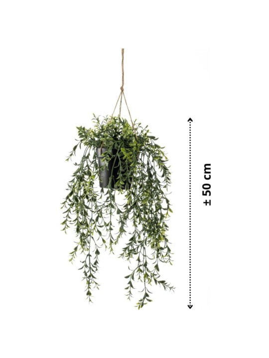 Emerald Puksipuu tekokasvi riippuva pensas ruukussa 50 cm