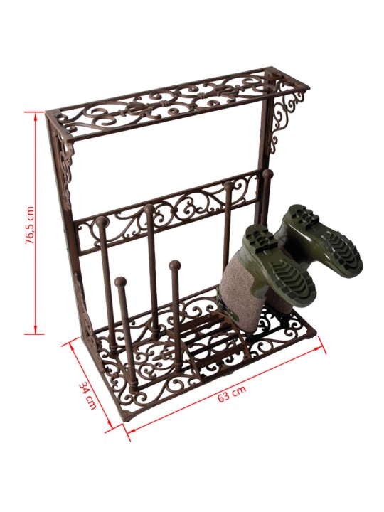 Esschert Design Kenkäteline koko L valurauta LH44