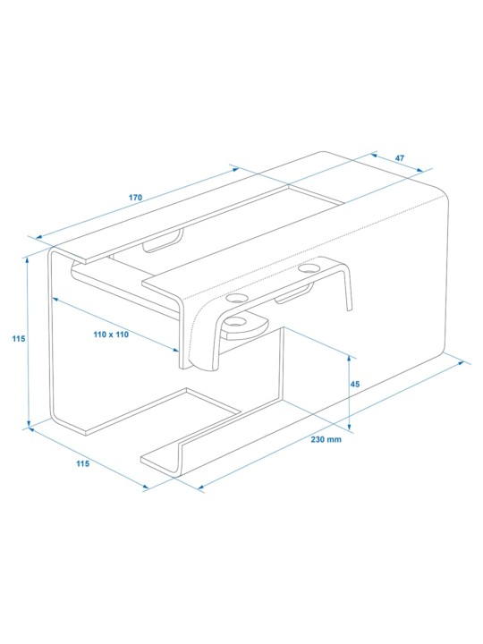 ProPlus Vetokoukun lukko 110x110 mm 341325S