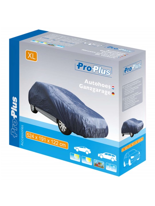 ProPlus Auton suojapeite XL 524x191x122 cm tummansininen