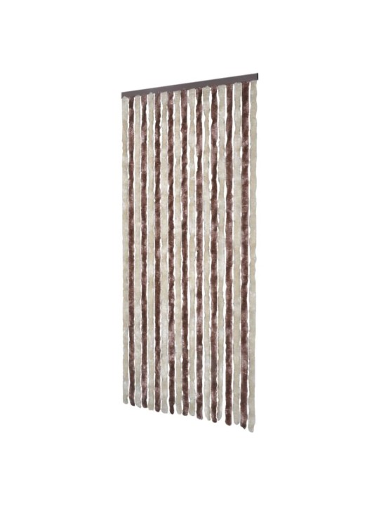 Hyönteisverho beige ja vaaleanruskea 90x220 cm Chenille