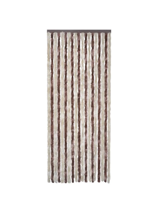 Hyönteisverho beige ja vaaleanruskea 90x220 cm Chenille