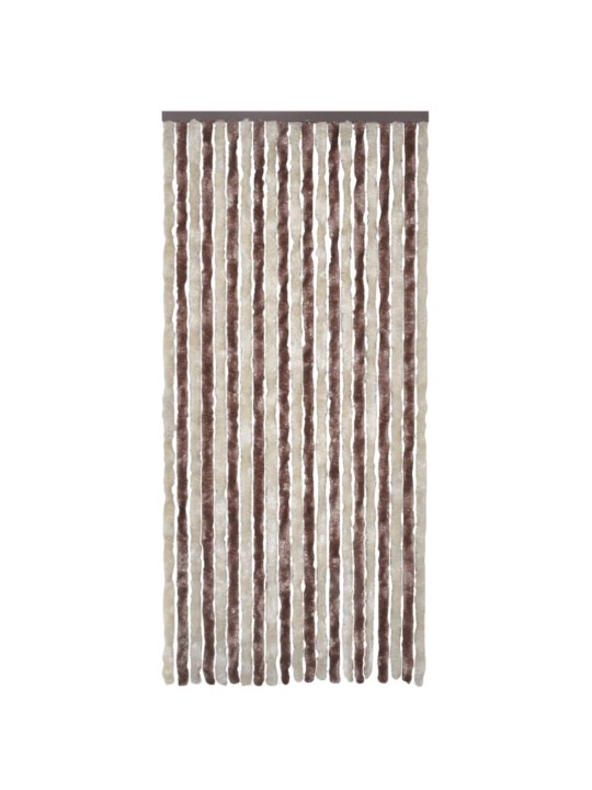 Hyönteisverho beige ja vaaleanruskea 100x220 cm Chenille