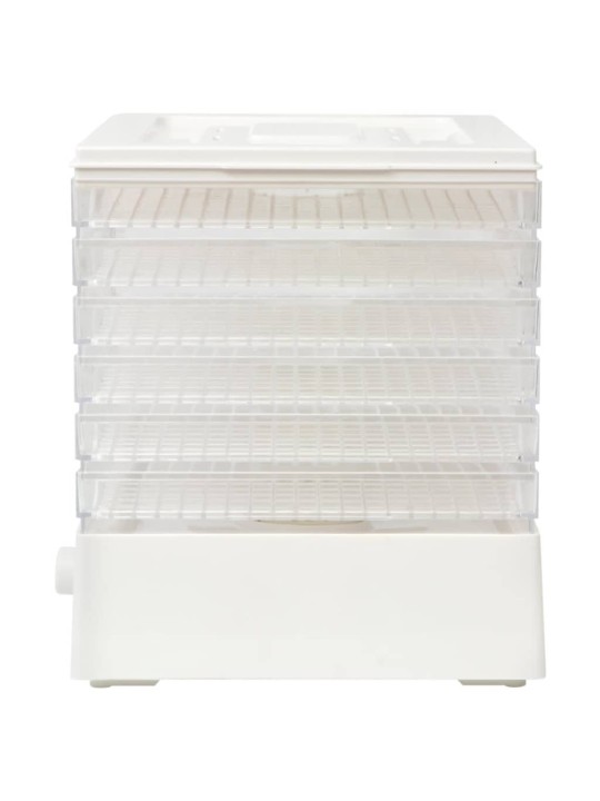 Ruokakuivuri 6 tarjottimella 250 W Valkoinen