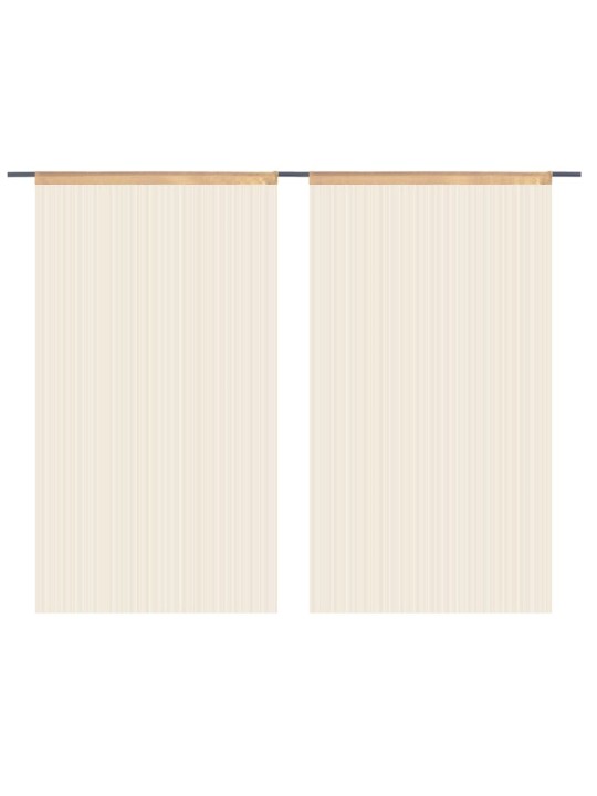 String-verhot 2 kpl 100x250 cm Beige