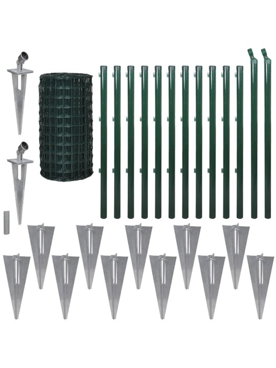 Euro-aita teräs 25x0,8 m vihreä