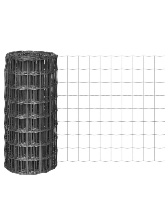 Euro-aita teräs 10x0,8 m harmaa