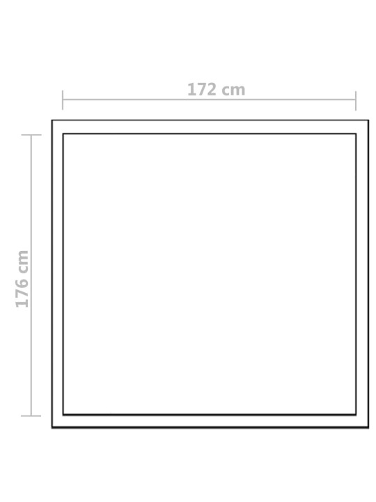 Kasvihuone vahvistetulla alumiinirungolla 3,46 m²