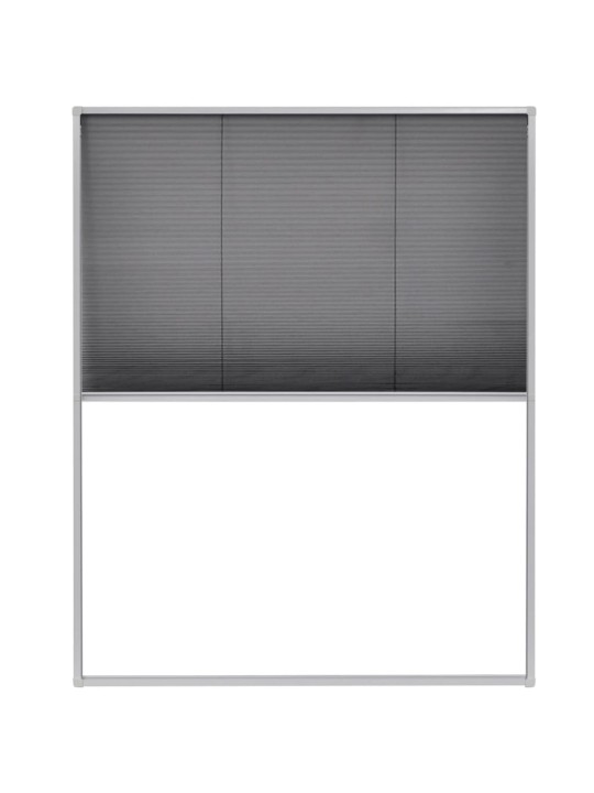 Laskostettu hyönteisverkko ikkunaan 80x100 cm alumiini