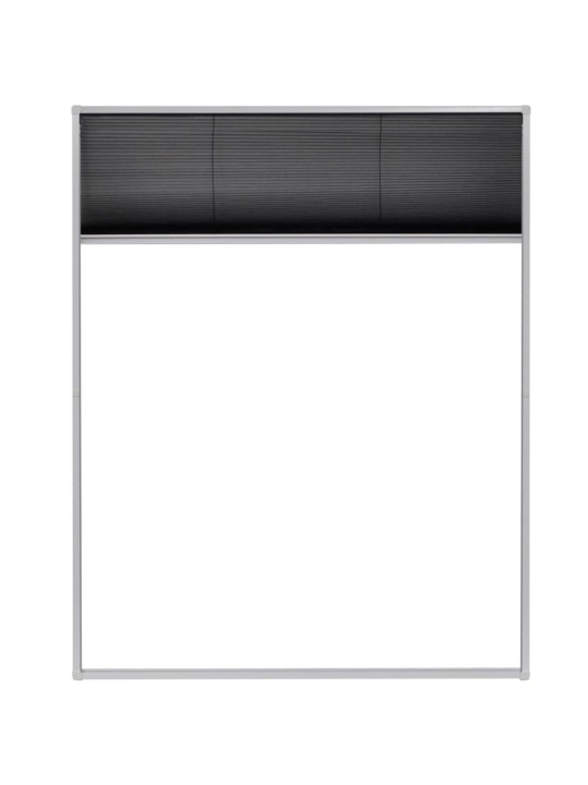 Laskostettu hyönteisverkko ikkunaan 80x100 cm alumiini