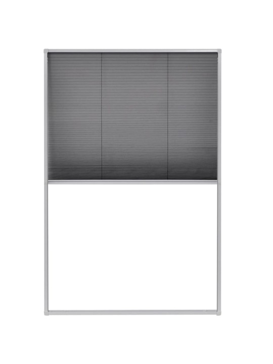Laskostettu hyönteisverkko ikkunaan 80x120 cm alumiini
