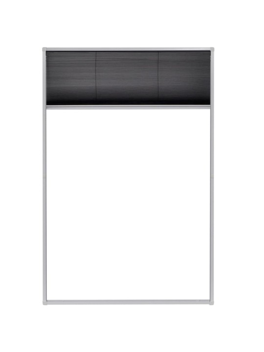 Laskostettu hyönteisverkko ikkunaan 80x120 cm alumiini