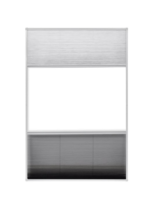 Laskostettu hyönteisverkko ikkunaan 80x120 cm alumiini