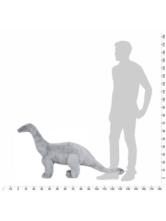 Seisova leludinosaurus Brachiosaurus XXL plyysi harmaa