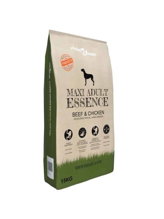 Premium koiranruoka "Maxi Adult Essence Beef & Chicken" 15 kg