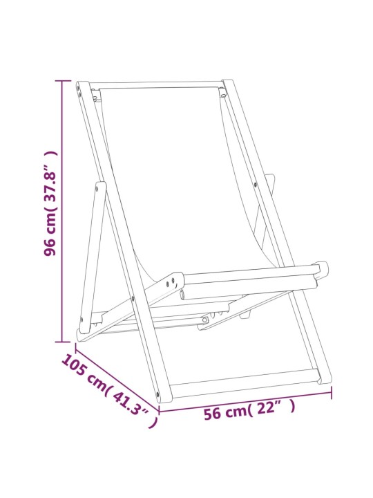 Kansituoli Tiikki 56x105x96 cm Kerma