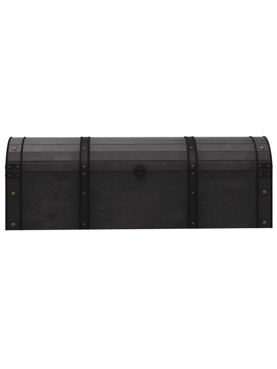 Säilytysarkku massiivipuu vintagetyyli 120x30x40 cm