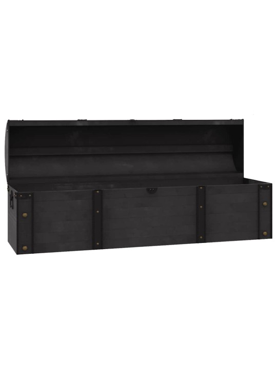 Säilytysarkku massiivipuu vintagetyyli 120x30x40 cm