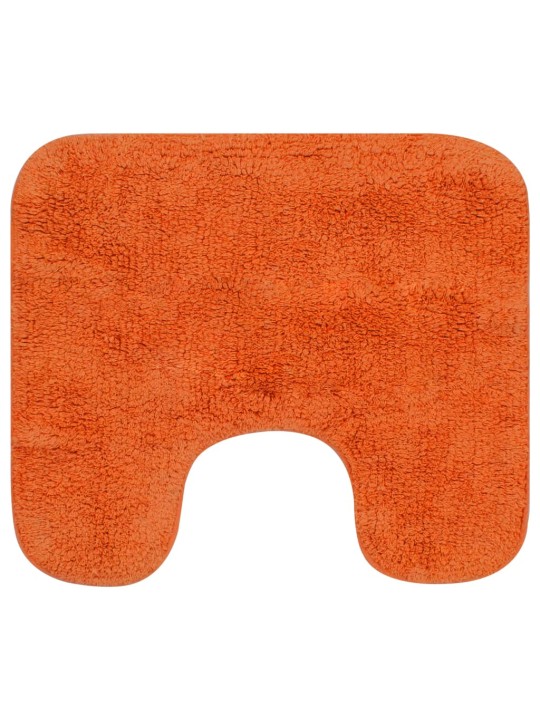 Kylpyhuoneen mattosarja 2 osaa kangas oranssi