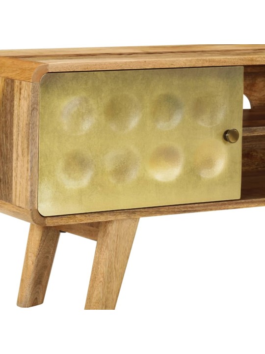 Tv-taso kiinteä mangopuu 120x30x45 cm
