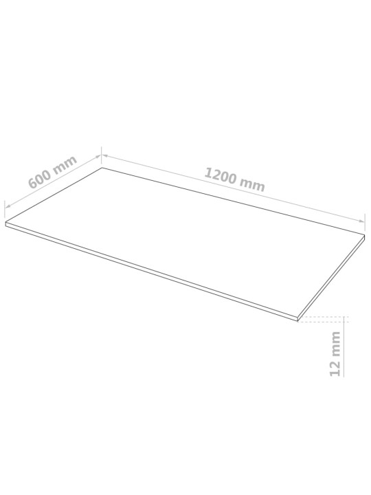 MDF-levyt 2 kpl suorakaide 120x60 cm 12 mm